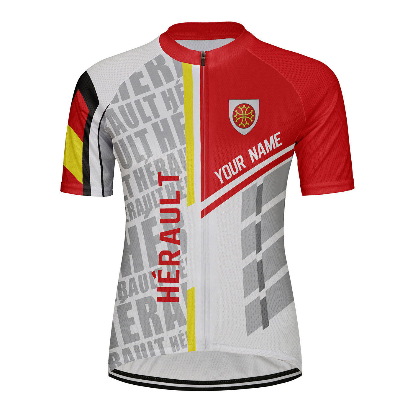 Customized Hérault Women's Cycling Jersey Short Sleeve