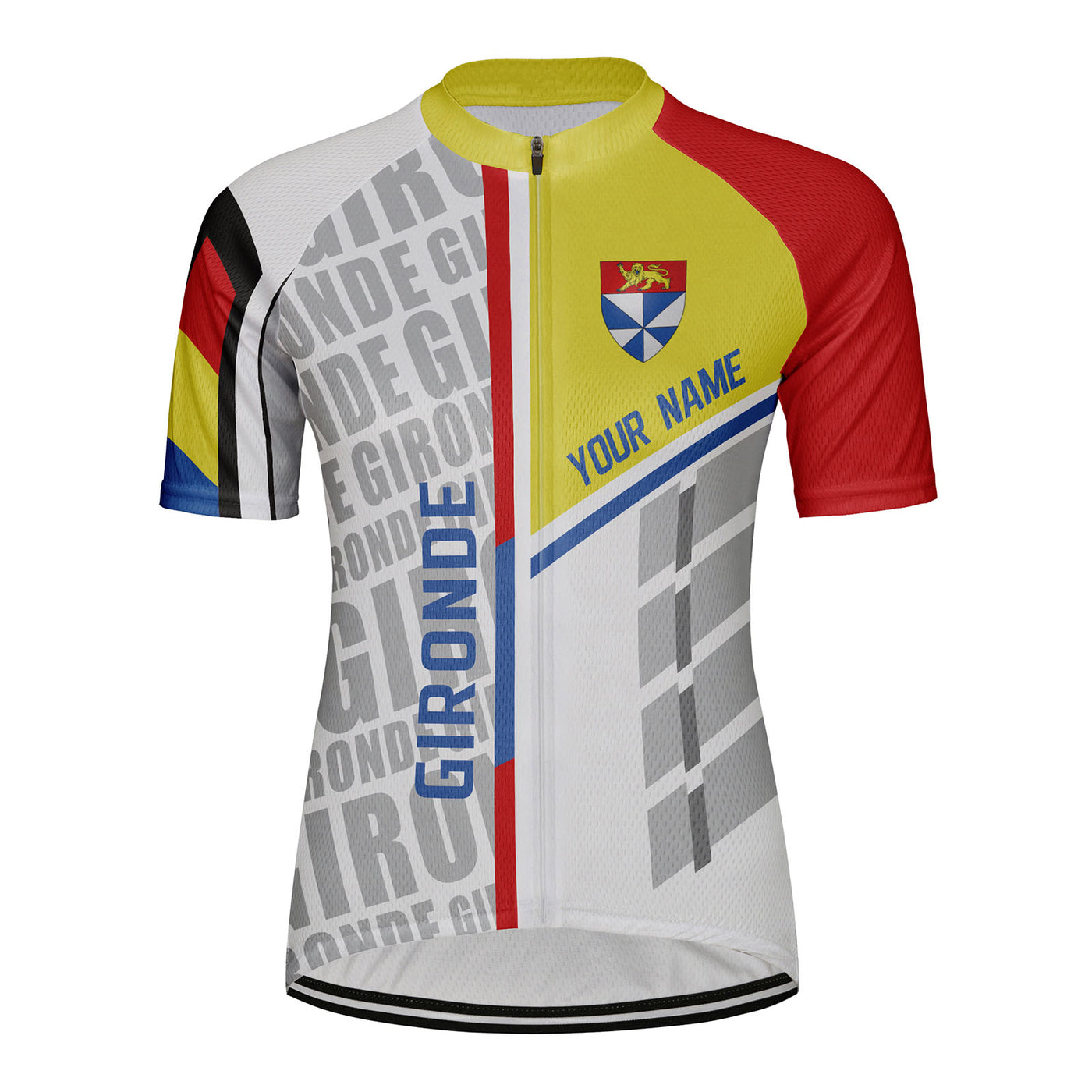 Customized Gironde Women's Cycling Jersey Short Sleeve