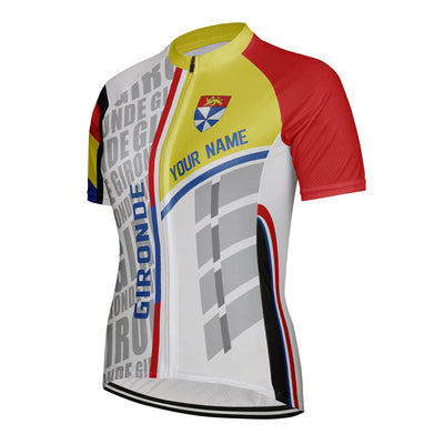 Customized Gironde Women's Cycling Jersey Short Sleeve