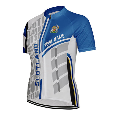 Customized Scotland Women's Cycling Jersey Short Sleeve