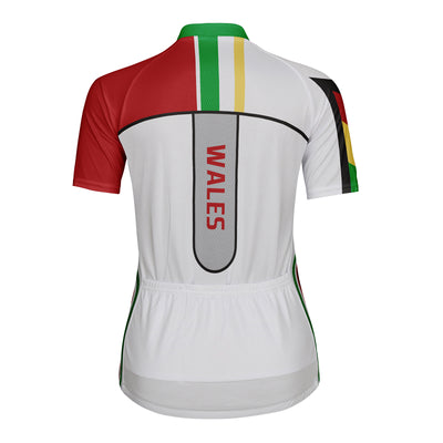 Customized Wales Women's Cycling Jersey Short Sleeve