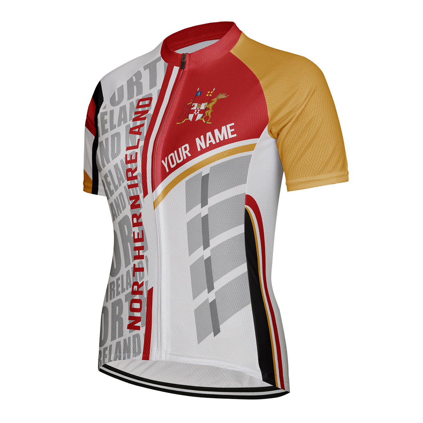 Customized Northern Ireland Women's Cycling Jersey Short Sleeve