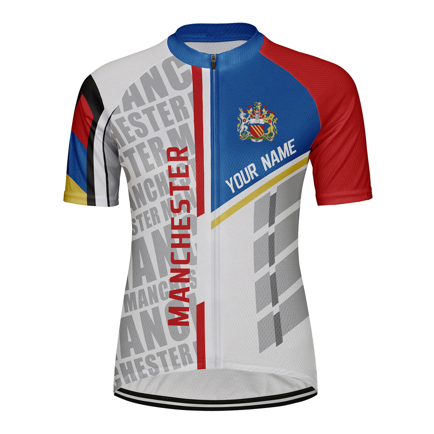 Customized Manchester Women's Cycling Jersey Short Sleeve