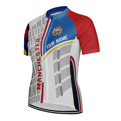 Customized Manchester Women's Cycling Jersey Short Sleeve