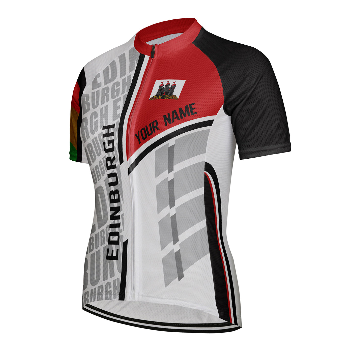 Customized Edinburgh Women's Cycling Jersey Short Sleeve