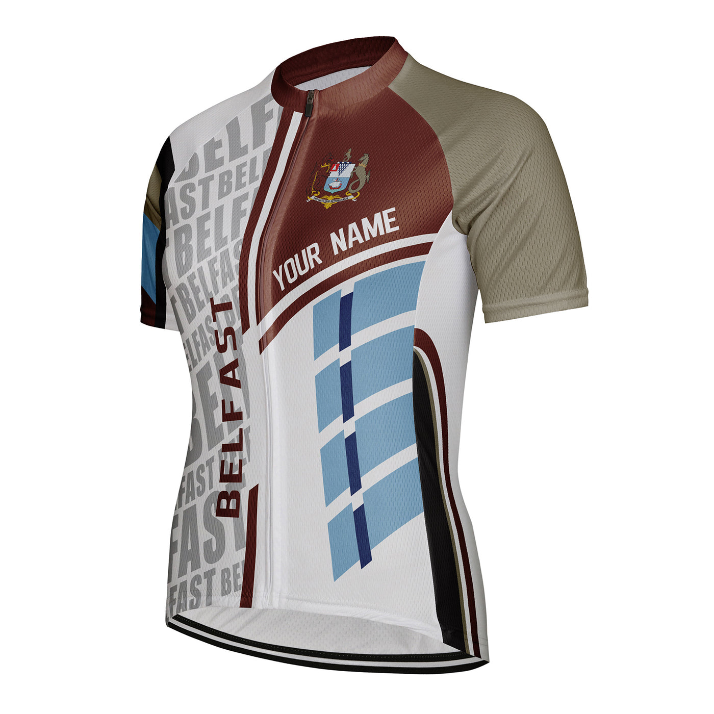 Customized Belfast Women's Cycling Jersey Short Sleeve