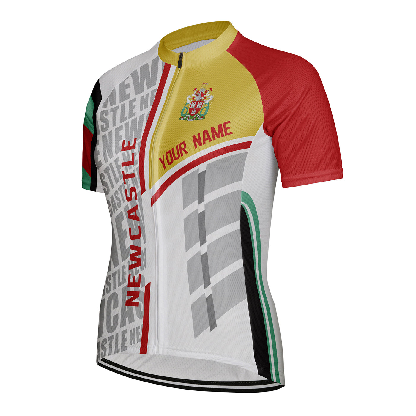 Customized Newcastle Women's Cycling Jersey Short Sleeve