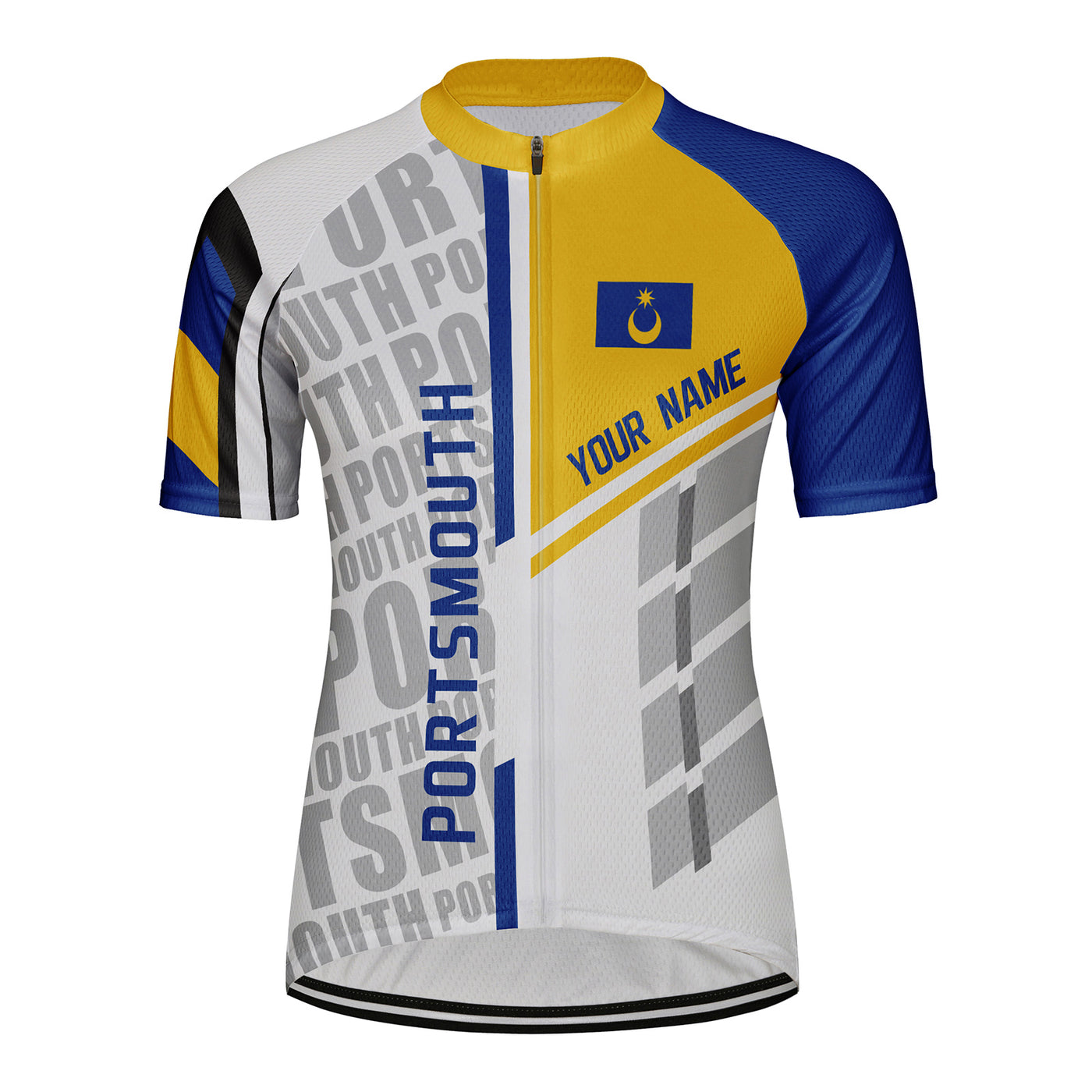 Customized Portsmouth Women's Cycling Jersey Short Sleeve