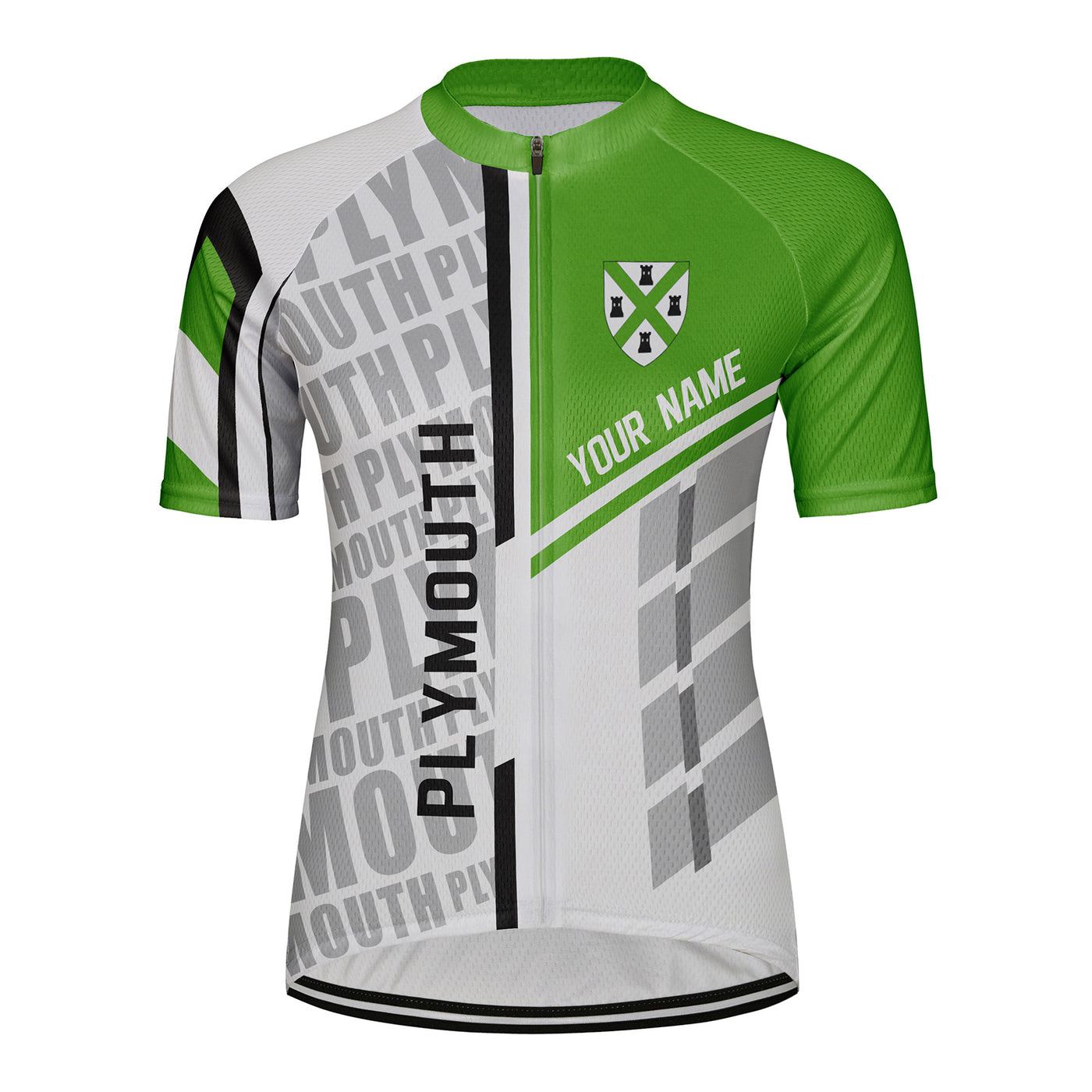 Customized Plymouth Women's Cycling Jersey Short Sleeve