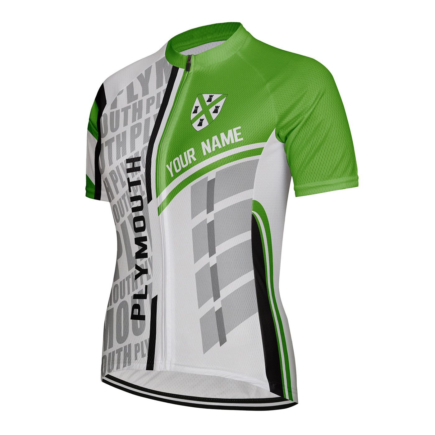 Customized Plymouth Women's Cycling Jersey Short Sleeve