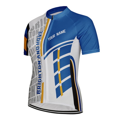 Customized Brighton and Hove Women's Cycling Jersey Short Sleeve