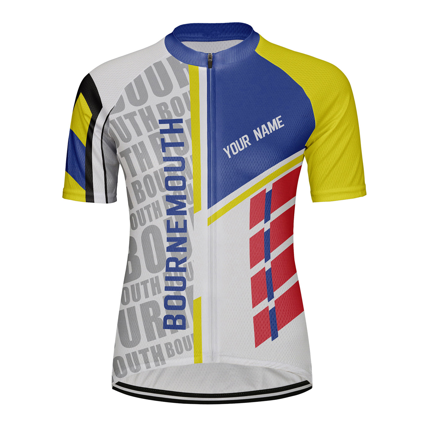Customized Bournemouth Women's Cycling Jersey Short Sleeve