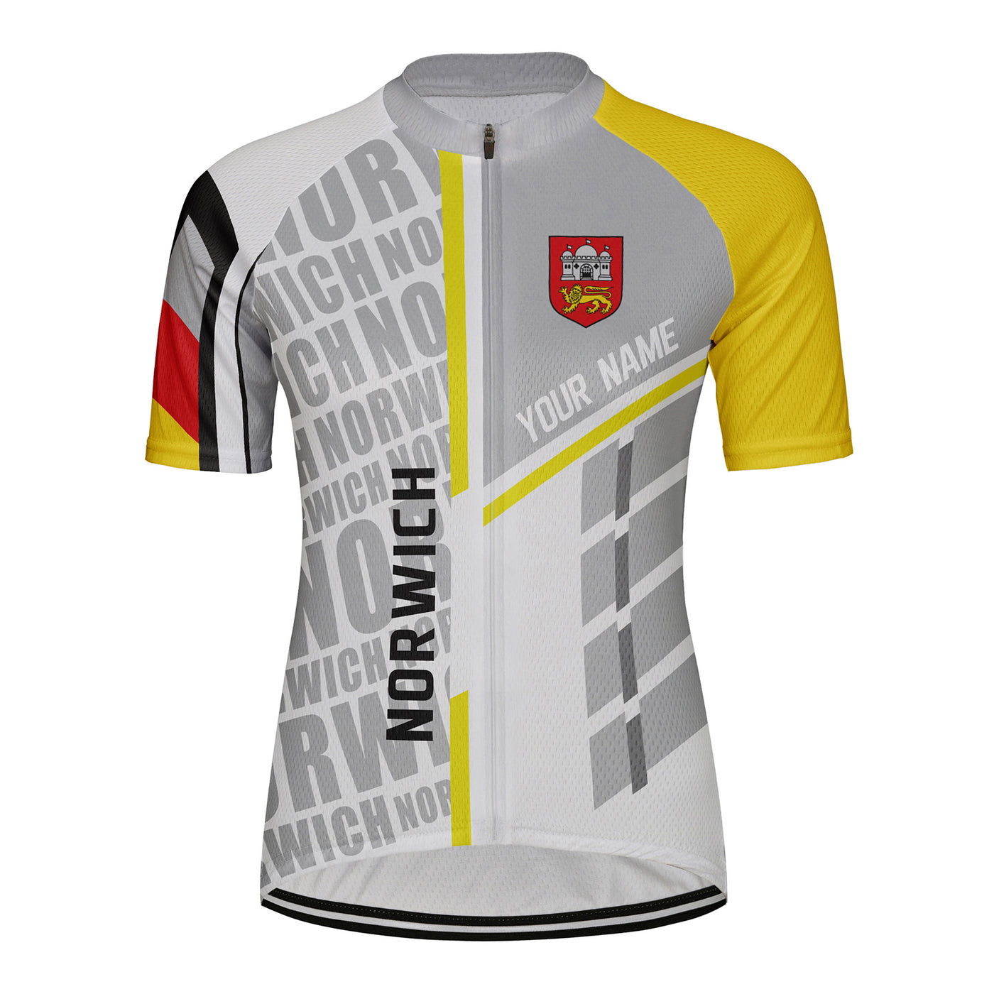 Customized Norwich Women's Cycling Jersey Short Sleeve