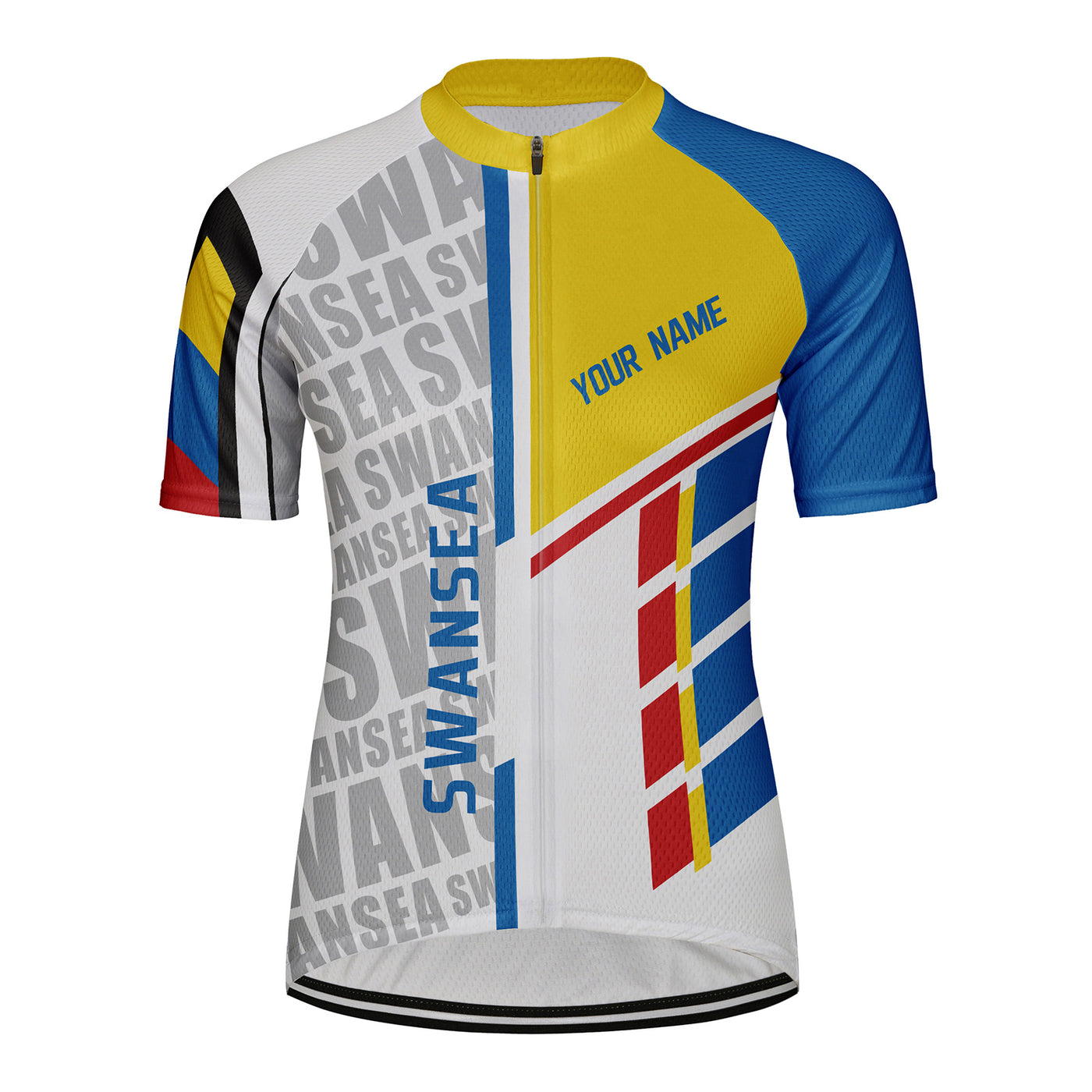 Customized Swansea Women's Cycling Jersey Short Sleeve