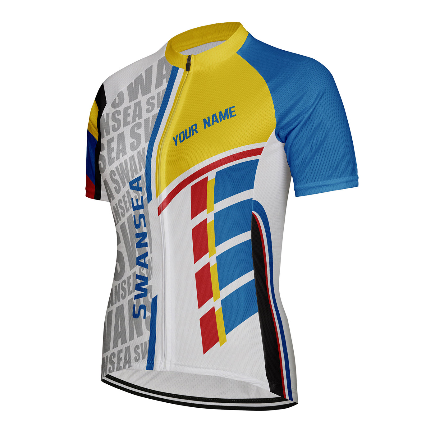 Customized Swansea Women's Cycling Jersey Short Sleeve