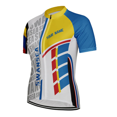 Customized Swansea Women's Cycling Jersey Short Sleeve