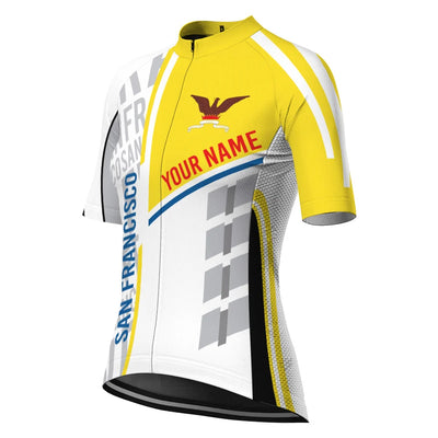 Personalized San Francisco Women's Cycling Jersey Short Sleeve