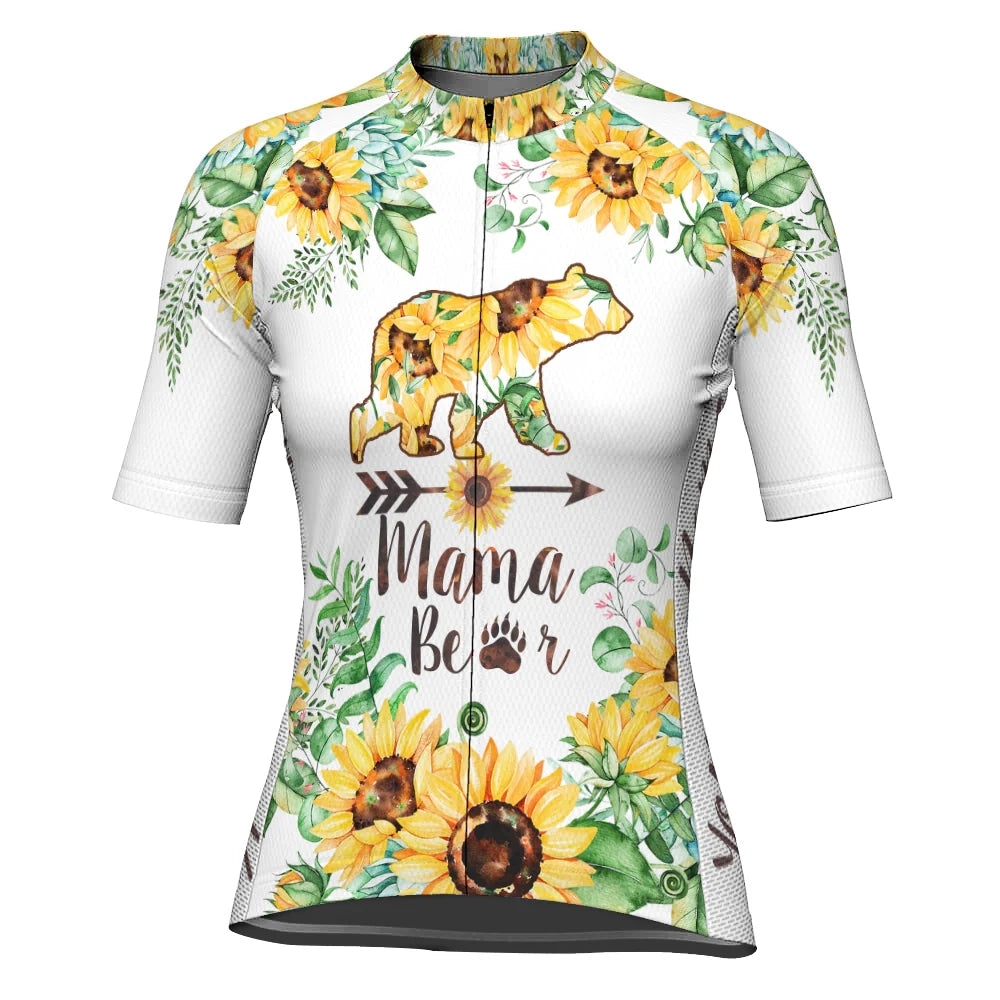 Personalized Bear Women's Cycling Jersey Short Sleeve
