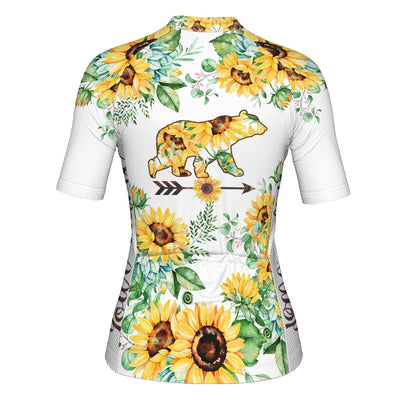 Personalized Bear Women's Cycling Jersey Short Sleeve