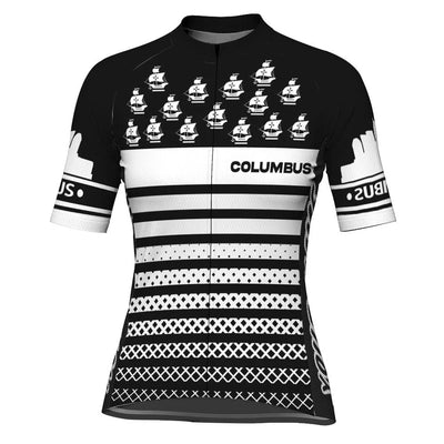 Customized Columbus Women's Cycling Jersey Short Sleeve