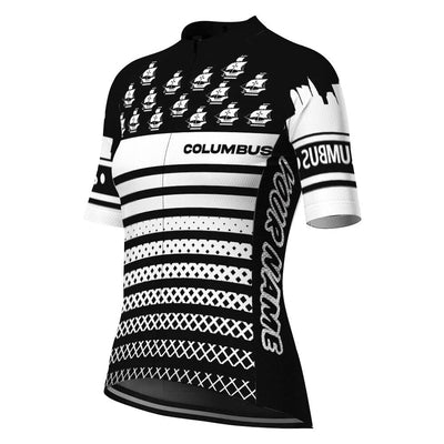 Customized Columbus Women's Cycling Jersey Short Sleeve
