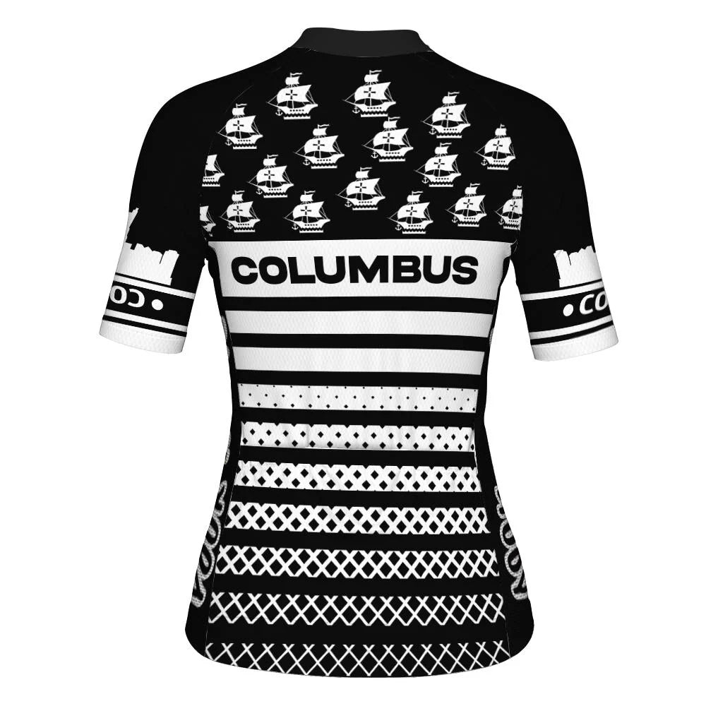 Customized Columbus Women's Cycling Jersey Short Sleeve