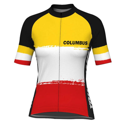 Customized Columbus Women's Cycling Jersey Short Sleeve