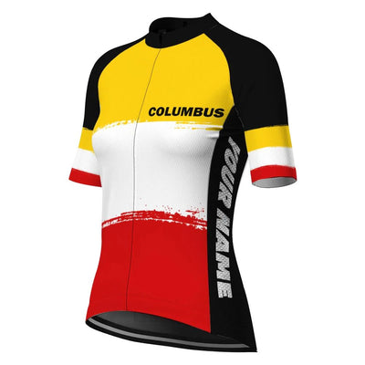 Customized Columbus Women's Cycling Jersey Short Sleeve