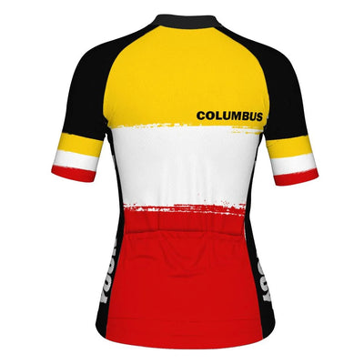 Customized Columbus Women's Cycling Jersey Short Sleeve