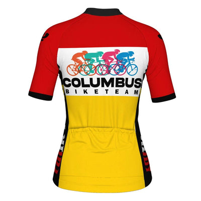 Customized Columbus Women's Cycling Jersey Short Sleeve