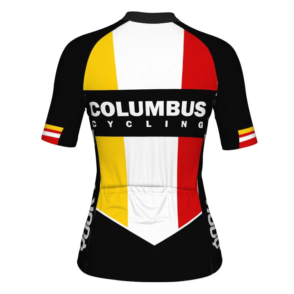 Customized Columbus Women's Cycling Jersey Short Sleeve
