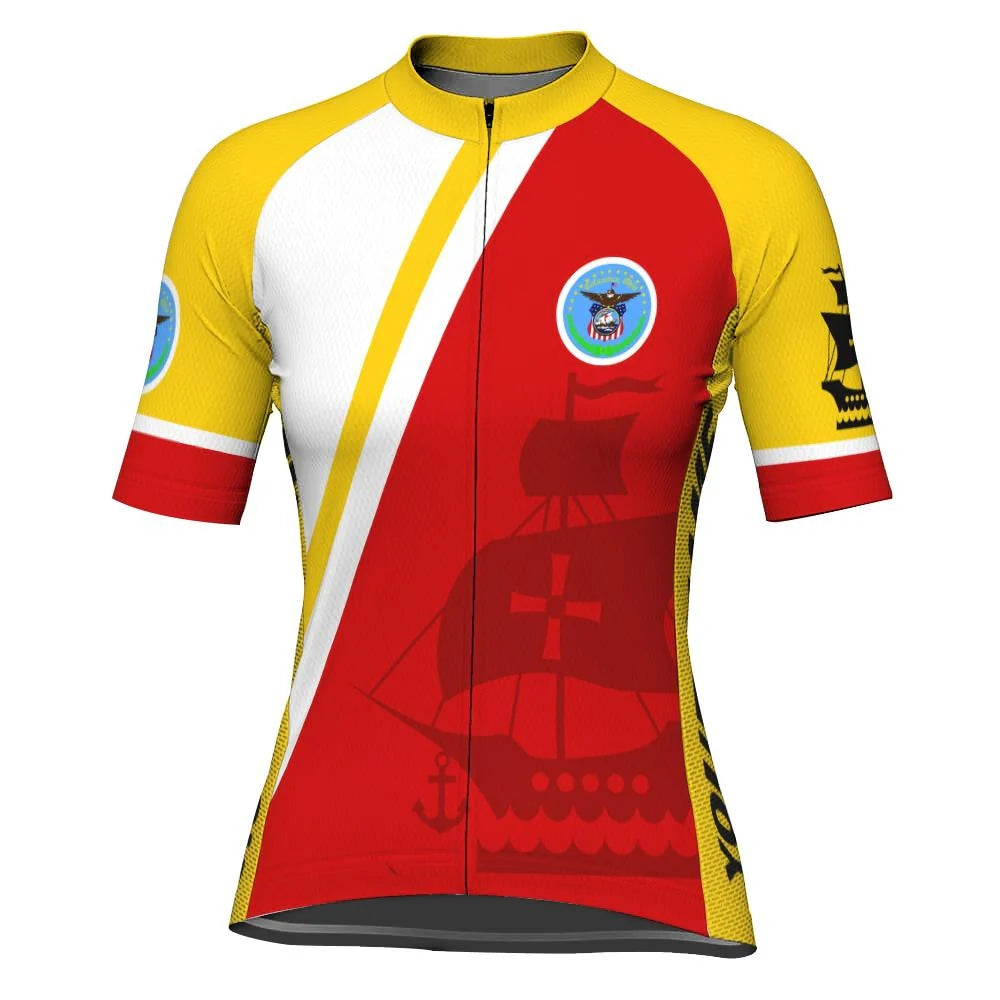 Customized Columbus Women's Cycling Jersey Short Sleeve