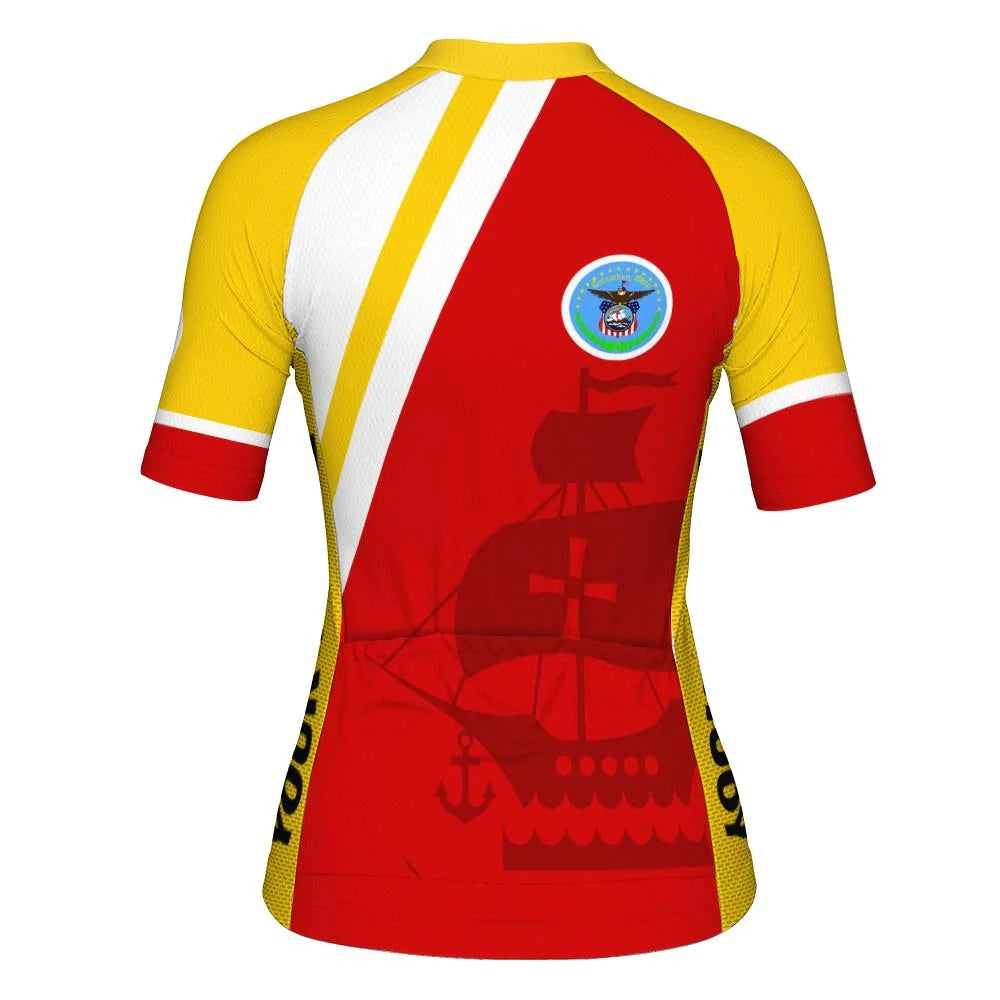 Customized Columbus Women's Cycling Jersey Short Sleeve