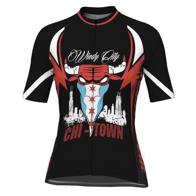 Customized Chicago Women's Cycling Jersey Short Sleeve