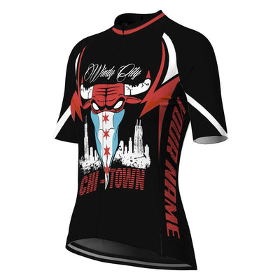 Customized Chicago Women's Cycling Jersey Short Sleeve