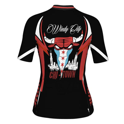 Customized Chicago Women's Cycling Jersey Short Sleeve