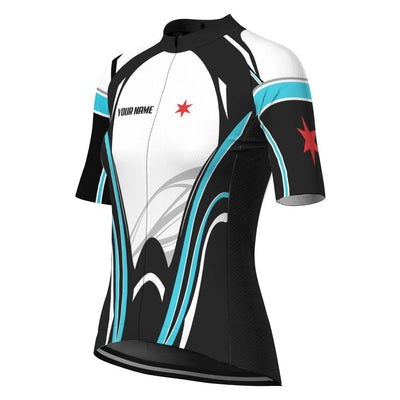 Customized Chicago Women's Cycling Jersey Short Sleeve
