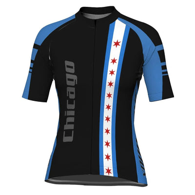 Customized Chicago Women's Cycling Jersey Short Sleeve