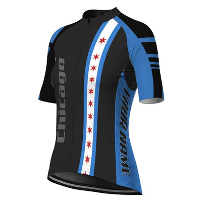 Customized Chicago Women's Cycling Jersey Short Sleeve