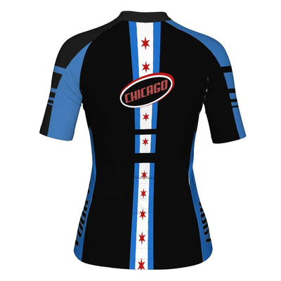 Customized Chicago Women's Cycling Jersey Short Sleeve
