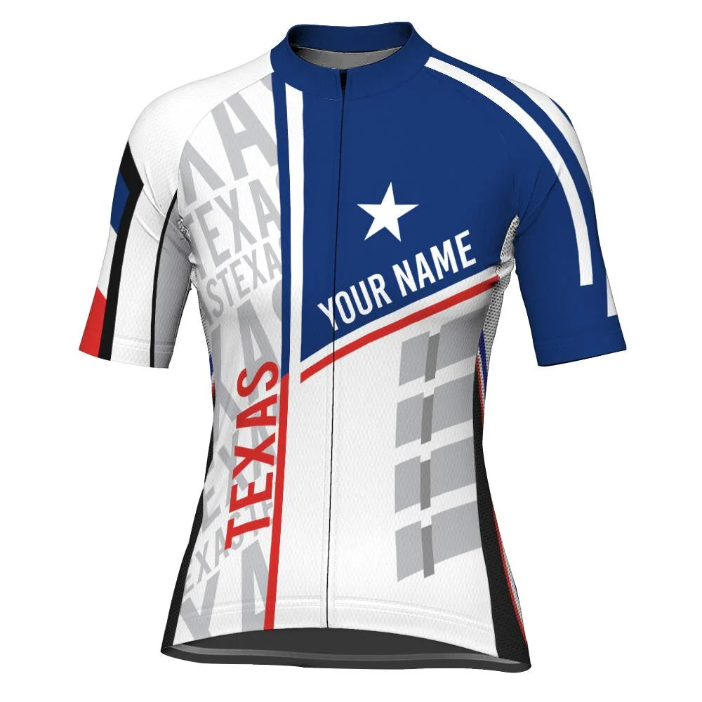 Customize Texas Women's Cycling Jersey Short Sleeve