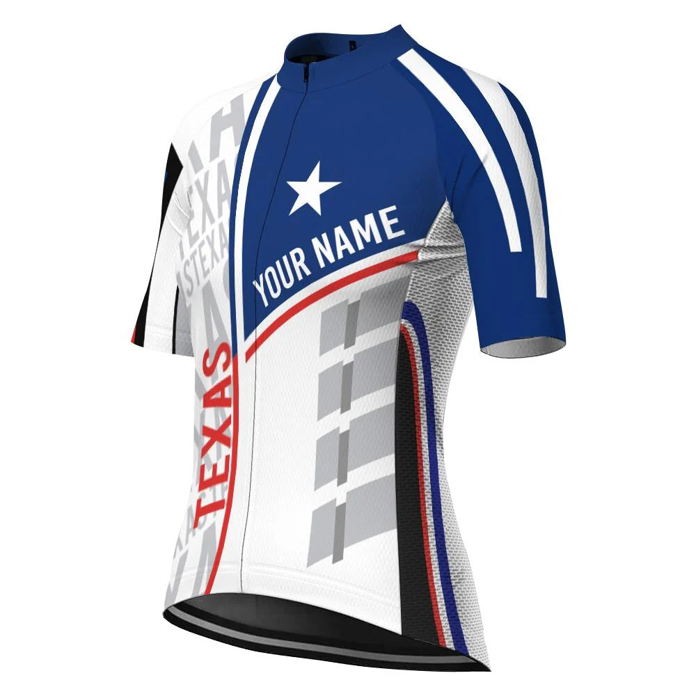 Customize Texas Women's Cycling Jersey Short Sleeve