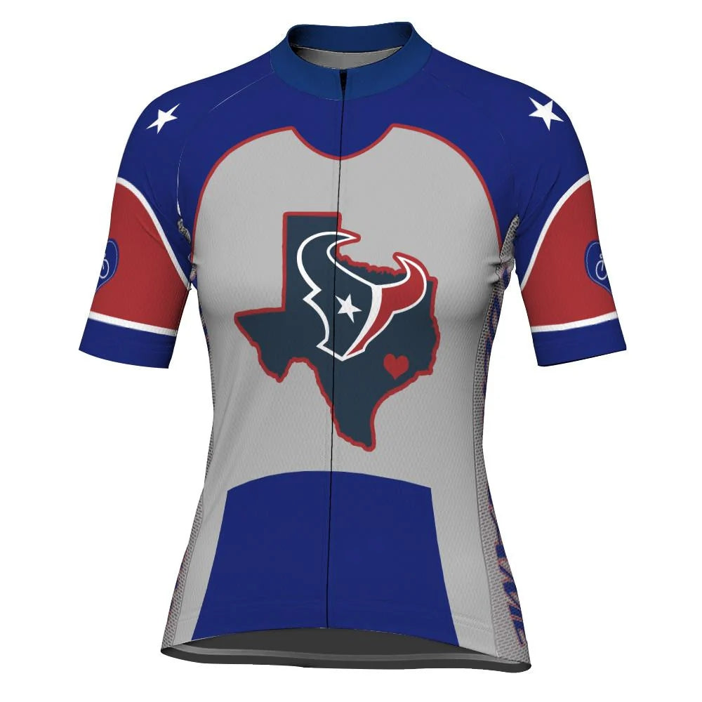 Customize Texas Women's Cycling Jersey Short Sleeve
