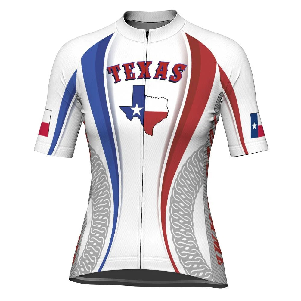 Customize Texas Women's Cycling Jersey Short Sleeve