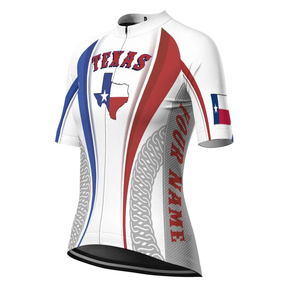 Customize Texas Women's Cycling Jersey Short Sleeve