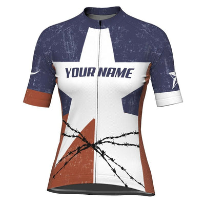 Customize Texas Women's Cycling Jersey Short Sleeve