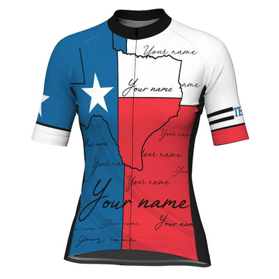 Customize Texas Women's Cycling Jersey Short Sleeve