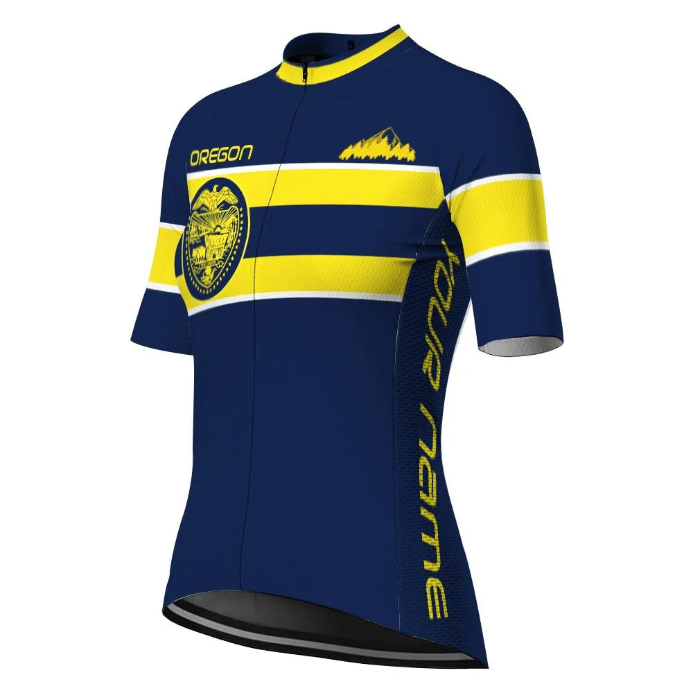 Customize Oregon Women's Cycling Jersey Short Sleeve