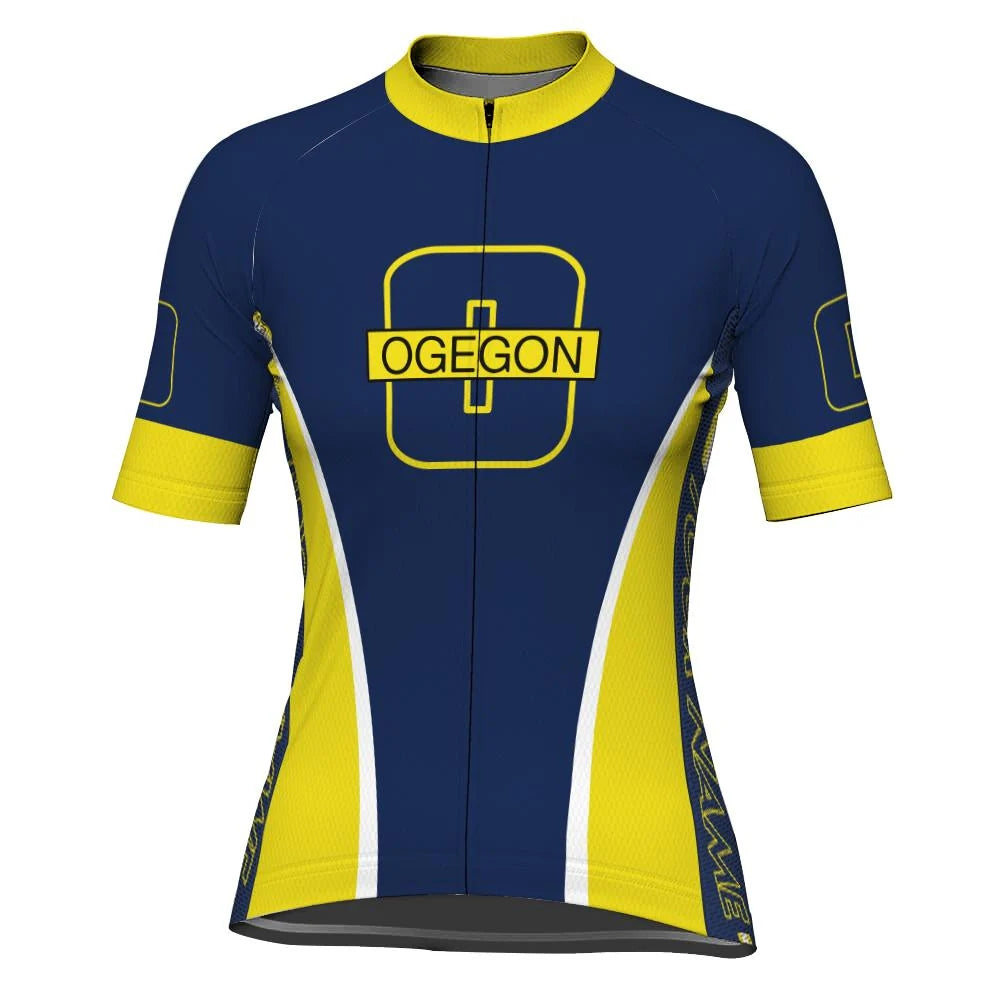 Customize Oregon Women's Cycling Jersey Short Sleeve