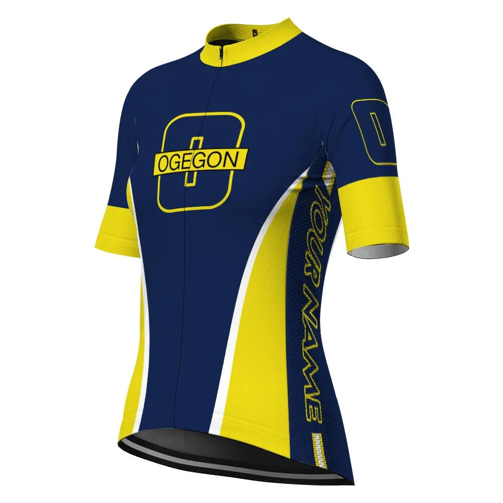 Customize Oregon Women's Cycling Jersey Short Sleeve
